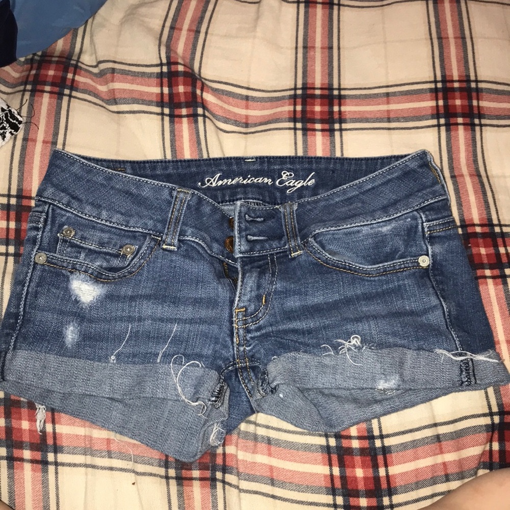 American eagle jean shorts